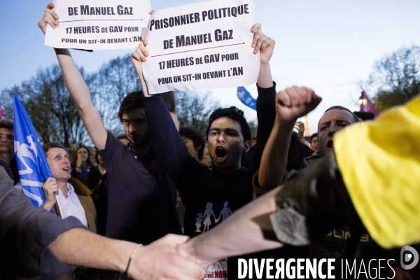 Manifestation contre le mariage pour tous.