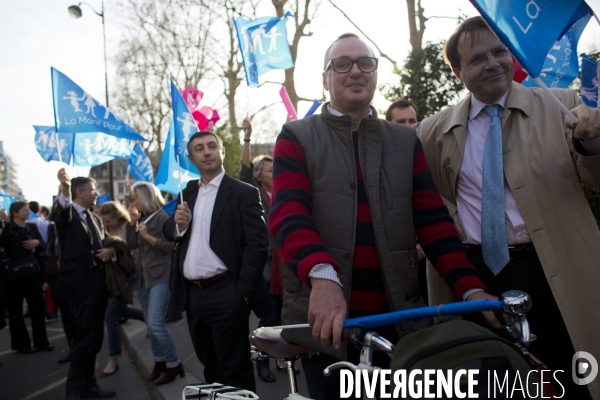 Manifestation contre le mariage pour tous.