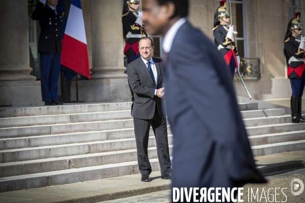 François HOLLANDE et Hailemariam DESALEGN