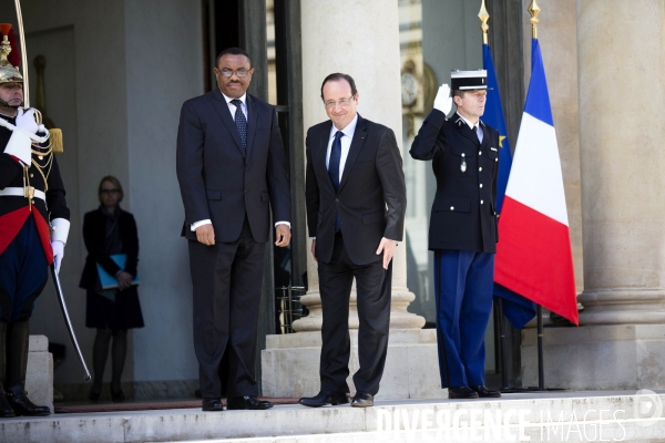 François HOLLANDE et Hailemariam DESALEGN
