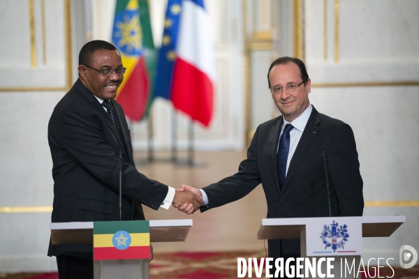 François HOLLANDE et Hailemariam DESALEGN