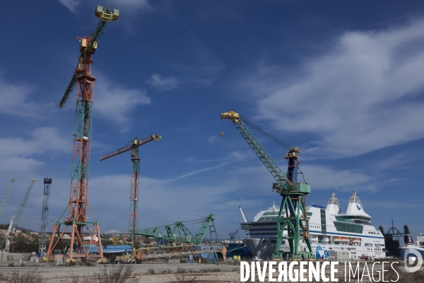 La tour CMA-CGM et le Grand Port Maritime de Marseille