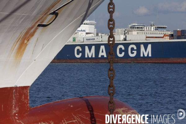 La tour CMA-CGM et le Grand Port Maritime de Marseille