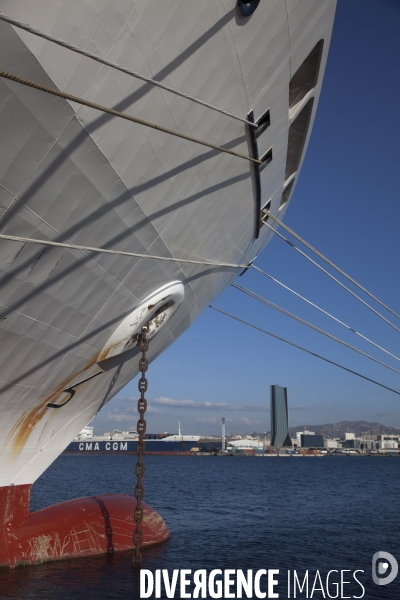 La tour CMA-CGM et le Grand Port Maritime de Marseille