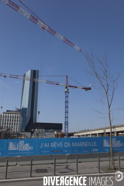 La tour CMA-CGM et le Grand Port Maritime de Marseille