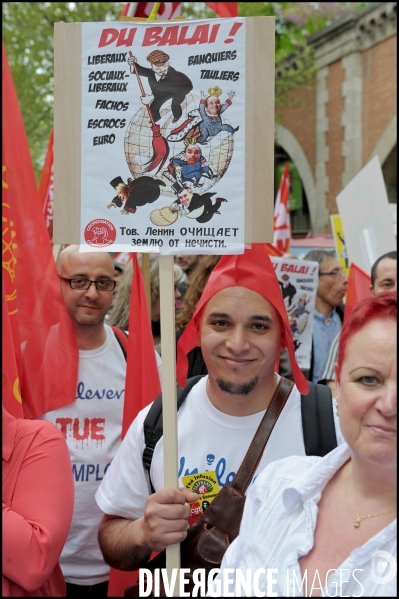 Manifestation pour la VIe République et contre l austérité