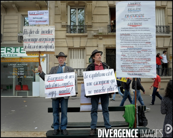 Manifestation pour la VIe République et contre l austérité