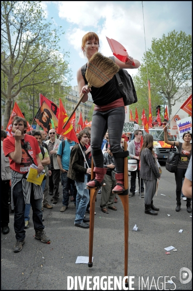 Manifestation pour la VIe République et contre l austérité