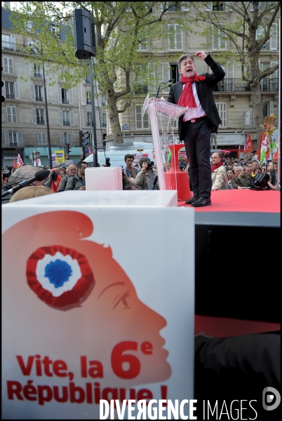 Manifestation pour la VIe République et contre l austérité