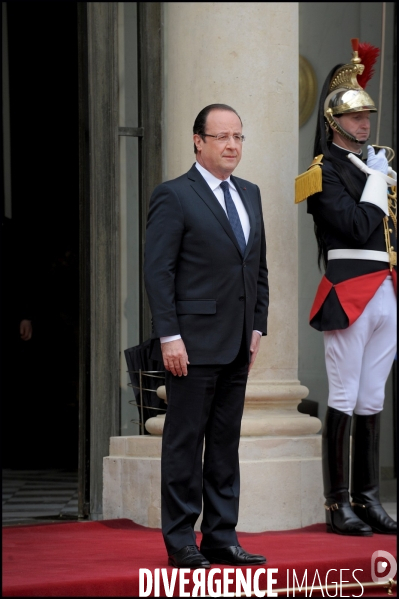 François Hollande reçoit Bronislaw Komorowski
