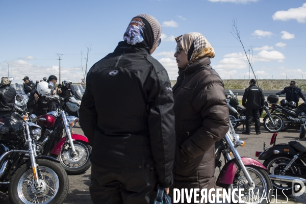 Le miss moto maroc, le seul club de moto feminin en afrique.