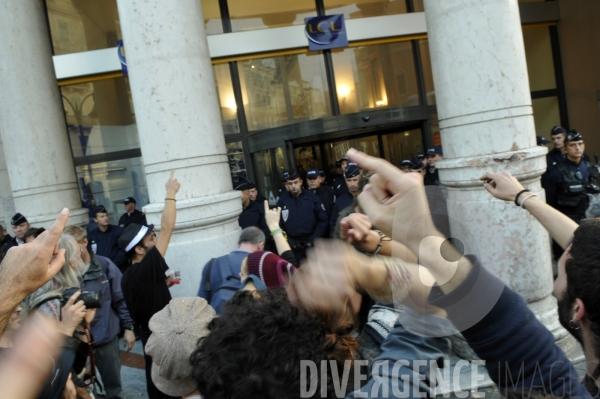 Actions des opposants au sommet du G20 de Cannes
