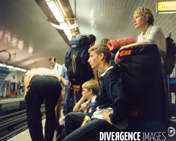 Paris, métro Montparnasse