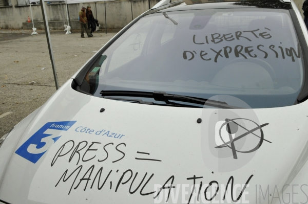 Actions des opposants au sommet du G20 de Cannes