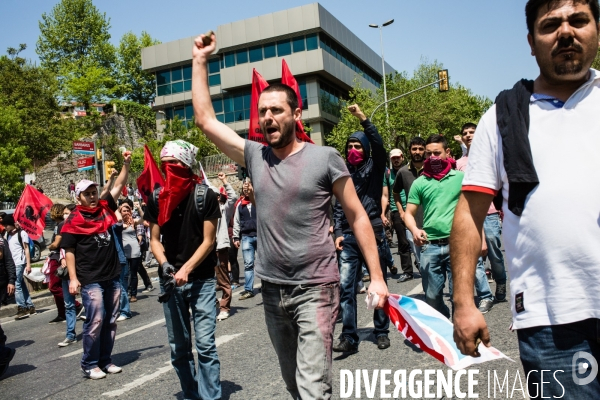 Manifestation du 1er mai, Istanbul