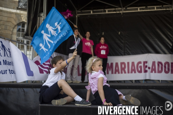 Manifestation contre le mariage homosexuel a rennes