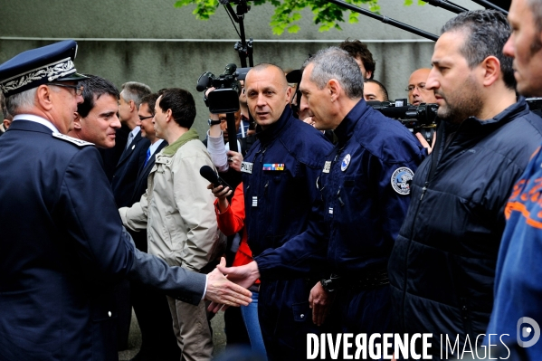 Manuel VALLS et Christiane TAUBIRA à Lyon le 13 mai 2013