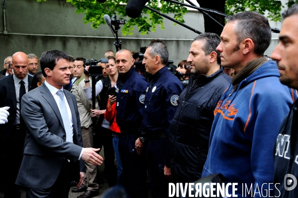 Manuel VALLS et Christiane TAUBIRA à Lyon le 13 mai 2013