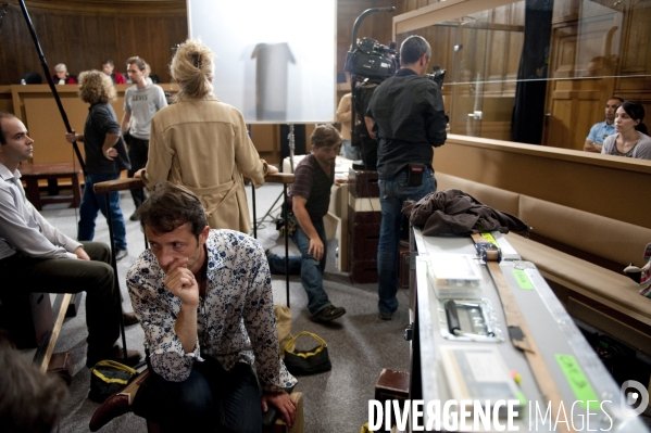 Procès Courjault : tournage d un docu-fiction
