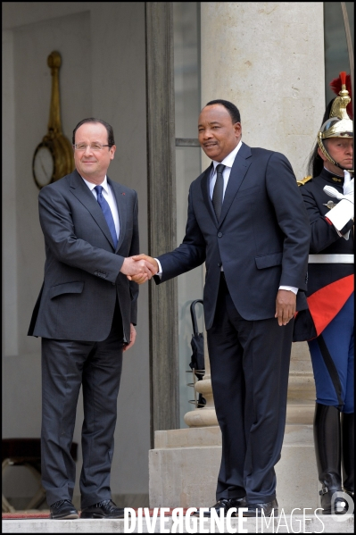 François Hollande reçoit Mahamadou Issoufou