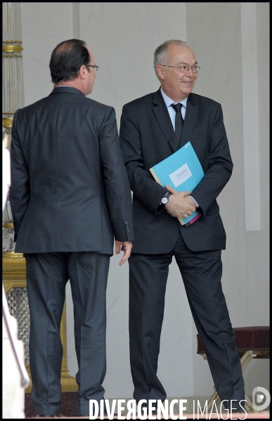 François Hollande et  Paul Jean Ortiz