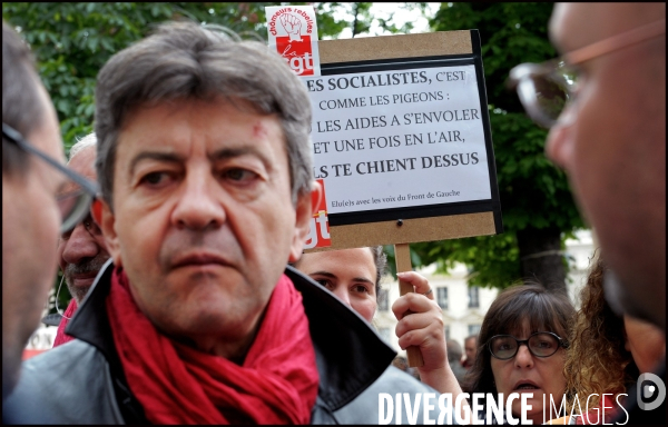 Jean Luc Melenchon et le parti socialiste