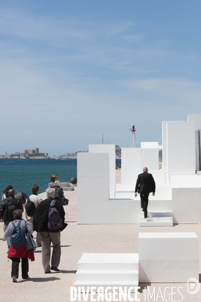 Marseille Provence 2013 Capitale Culture -Les terrasses de Kader ATTIA