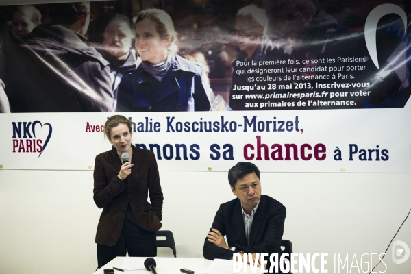 Conference de presse de Nathalie Kosciusko-Morizet.