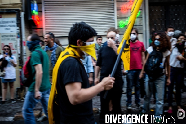 Manifestations et affrontements, Istanbul