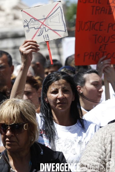 Manifestation contre la violence