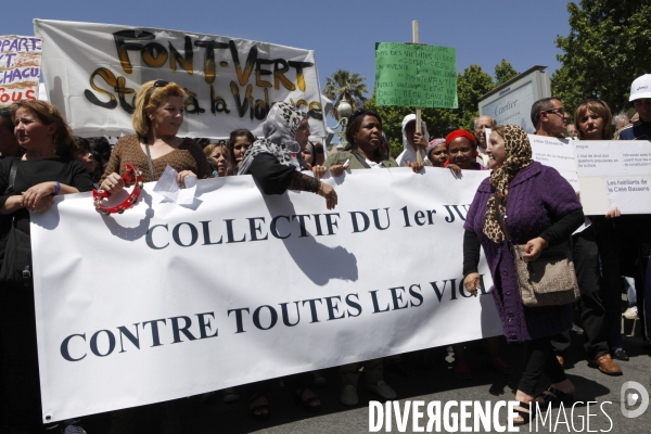 Manifestation contre la violence