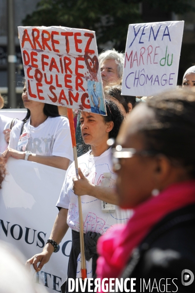 Manifestation contre la violence