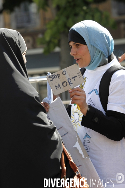 Manifestation contre la violence