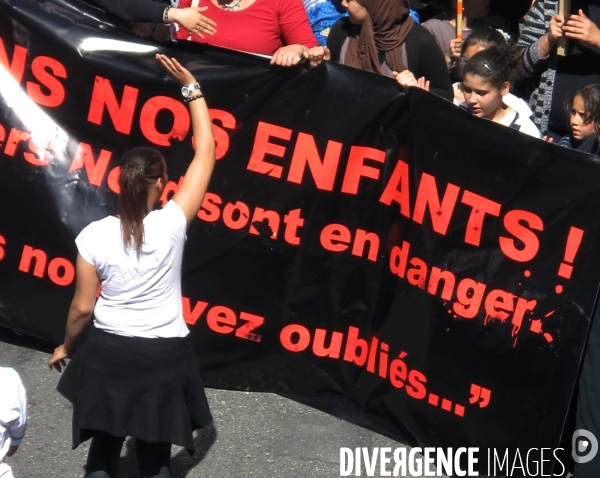 Manisfestation contre la violence dans les quartiers Nord de Marseille le 01/06/2013