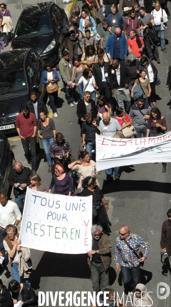 Manisfestation contre la violence dans les quartiers Nord de Marseille le 01/06/2013