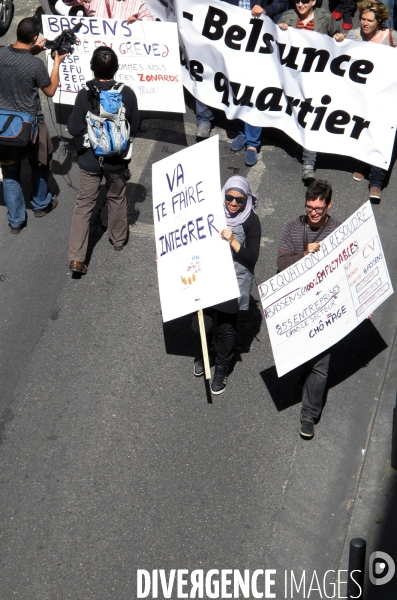 Manisfestation contre la violence dans les quartiers Nord de Marseille le 01/06/2013