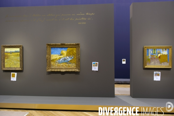 Accrochage de l exposition  Le Grand Atelier du Midi  au Musée des Beaux-Arts de Marseille
