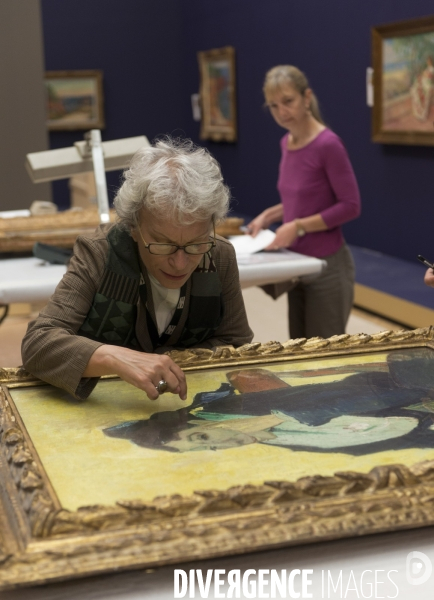 Accrochage de l exposition  Le Grand Atelier du Midi  au Musée des Beaux-Arts de Marseille