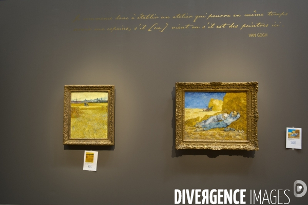 Accrochage de l exposition  Le Grand Atelier du Midi  au Musée des Beaux-Arts de Marseille