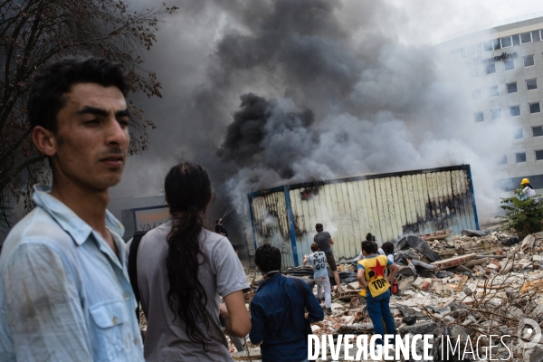 1er jour de grève générale, Place Taksim et parc Gezi, Istanbul