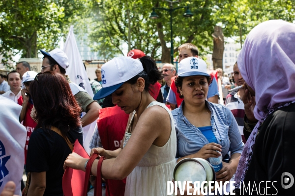 1er jour de grève générale, Place Taksim et parc Gezi, Istanbul