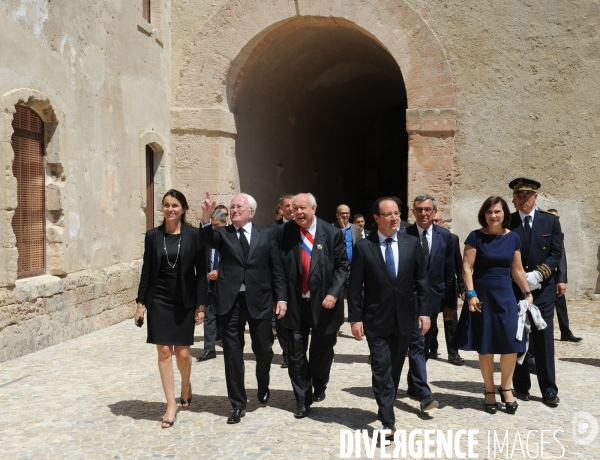 F.hollande inaugure le mucem