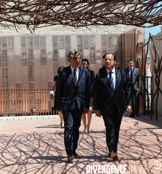 F.hollande inaugure le mucem