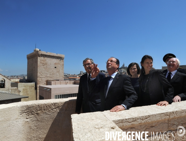 F.hollande inaugure le mucem