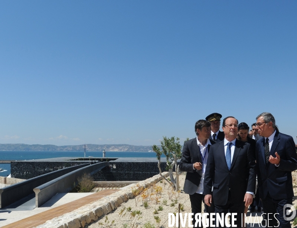 F.hollande inaugure le mucem