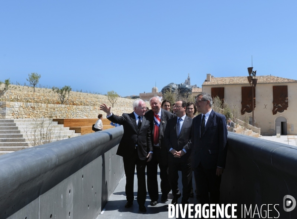 F.hollande inaugure le mucem