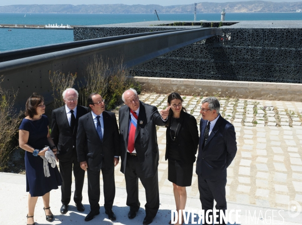 F.hollande inaugure le mucem