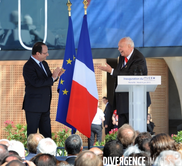 F.hollande inaugure le mucem