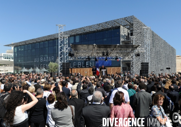 F.hollande inaugure le mucem