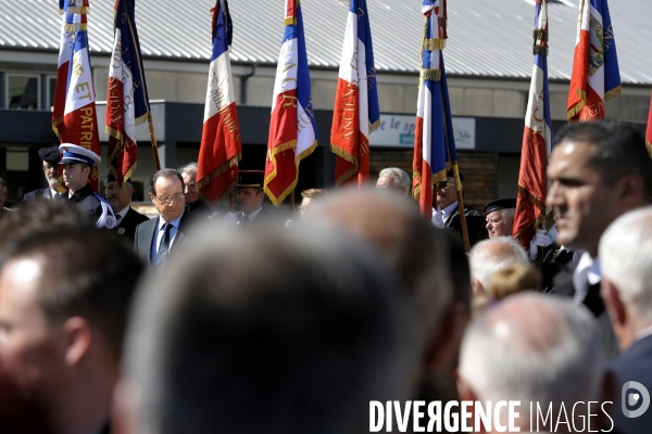 François HOLLANDE à la commémoration des martyrs de Tulle.